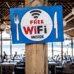 free wifi networks sign