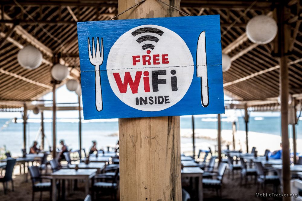 free wifi networks sign