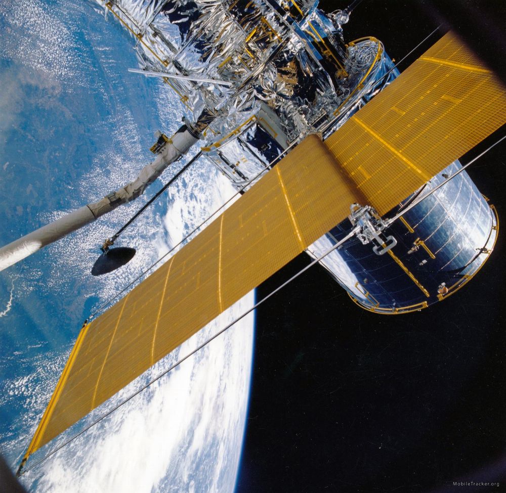 satellite gps on orbit