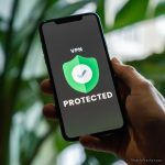 vpn protected phone screen